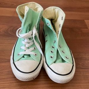 Like new converse high tops size 8